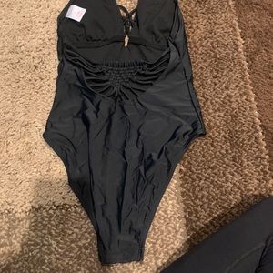 Black One Piece Bathing Suit